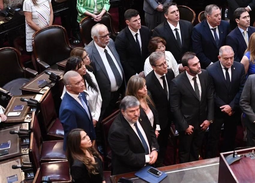 Presencia misionera. Legisladores de la Renovación y del PRO, presentes en la apertura de sesiones.