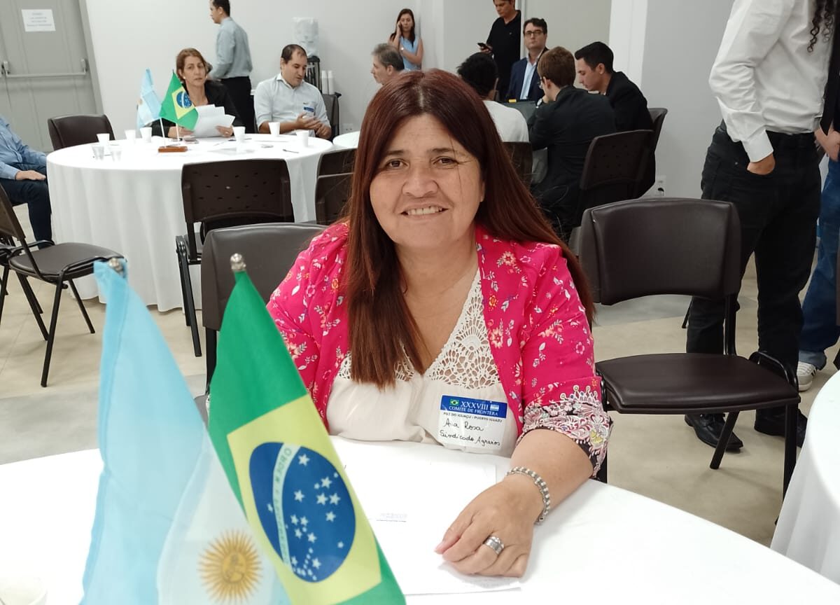 Ana Cubilla, secretaria general del Sindicato Único de Obreros Rurales (SUOR) y concejala de Andresito.