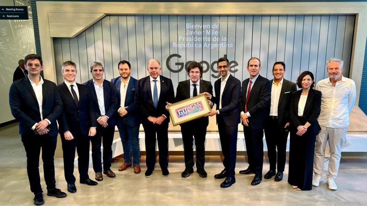 milei y ceo de google