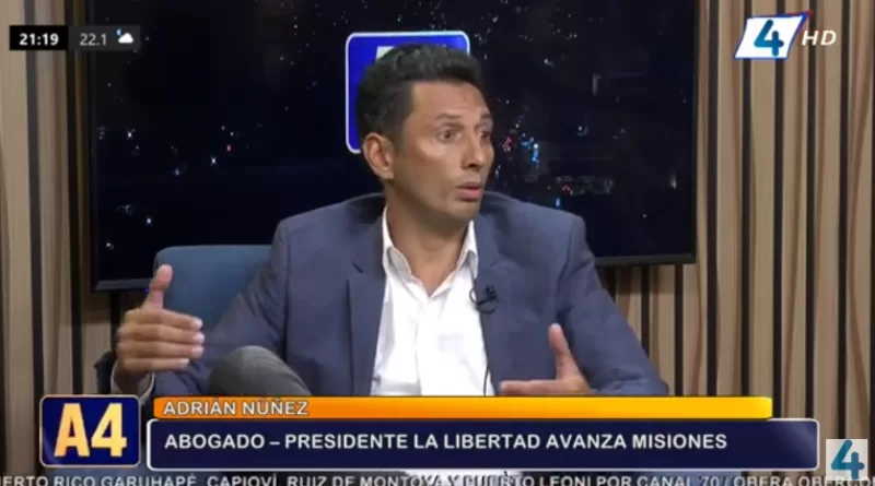 adrián núñez queremos que las ideas de la libertad gobiernen misiones en 2027