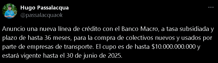 nueva linea de credito